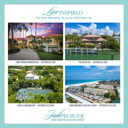 Featured Properties of the Day: LIVE INSPIRED on Siesta Key