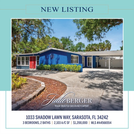 NEW LISTING: Live the Island Lifestyle Minutes from Siesta Beach