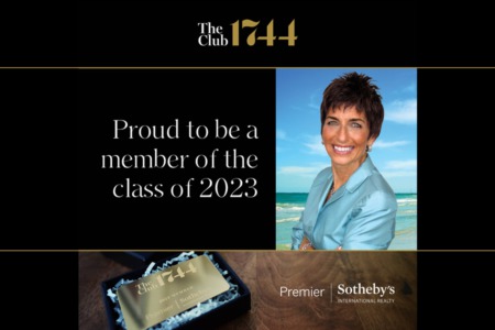 Judie Berger Inducted into Premier Sotheby's 1744 Club for 2nd Consecutive Year!
