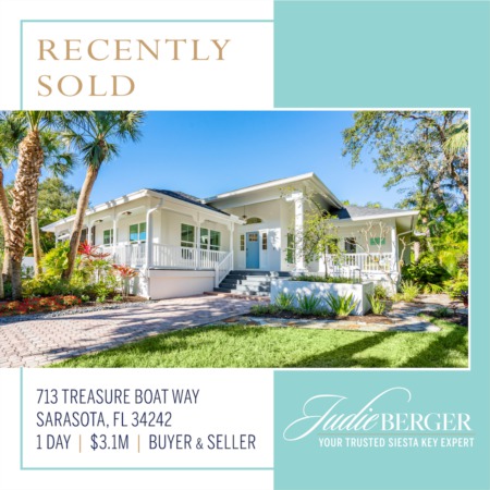 Recently Sold in 1 Day on Siesta Key