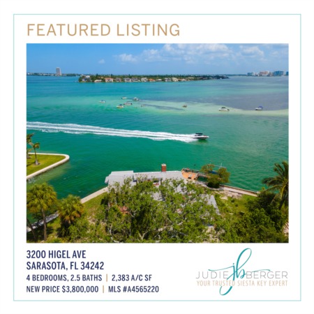 NEW PRICE: Bayfront Siesta Key Building Site