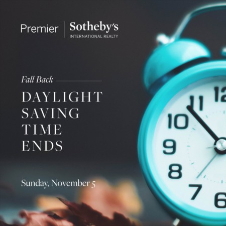 Fall Back - Daylight Saving Time Ends | Sunday, November 5