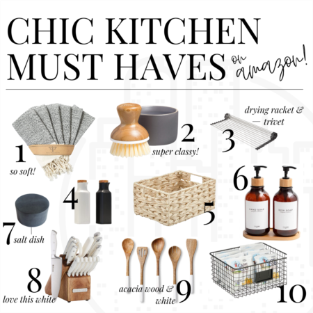 10 Chic Kitchen Must Haves From Amazon