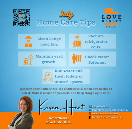 July Home Care Tips! 