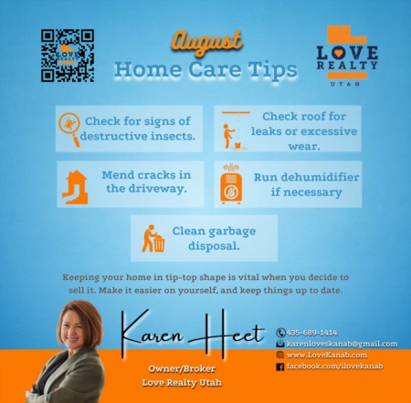August Home Care Tips 2021