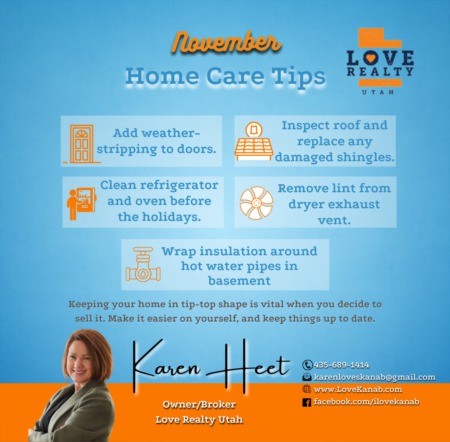 November Home Care Tips