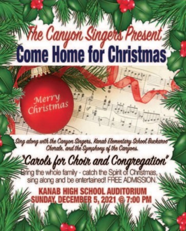 Canyon Singers: Come Home for Christmas
