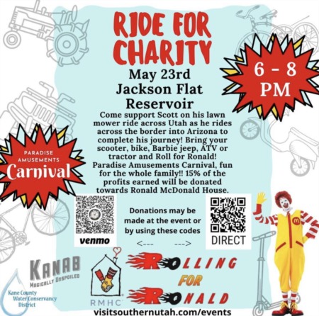Ride for Charity @ Jackson Flat Reservoir Kanab UT
