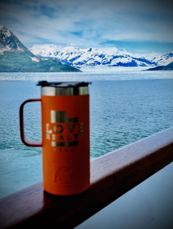 Love knows no bounds! The Love Realty Utah 'Love Mug' in ALASKA!