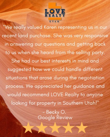 Five-star review for Karen Heet & Love Realty Utah!