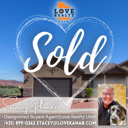 SOLD! We are SO pleased to say 'Welcome Neighbor' to Kanab's newest homeowner!!