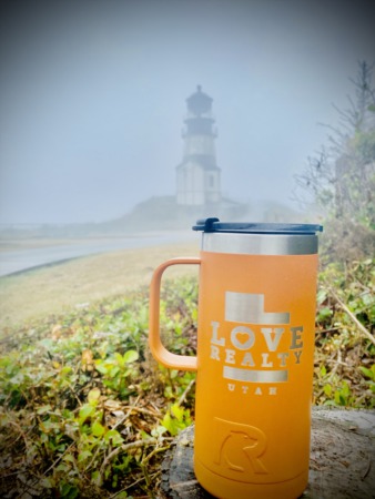 Mugshot Monday: The Love Realty Utah Love Mug at the Cape Disappointment Lighthouse!