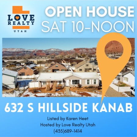 OPEN HOUSE Saturday March 11th 10-noon @ 632 S Hillside Drive