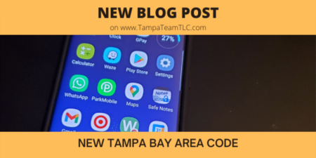 Tampa Bay gets a new area code