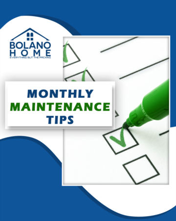 Monthly Maintenance Tips 