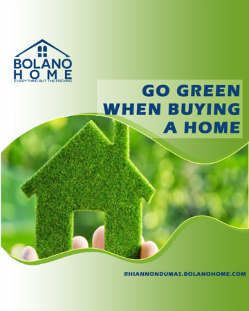 Go Green When Buying A Home 