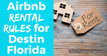 Airbnb rental rules for Destin Florida