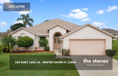 JUST LISTED: 269 Ruby Lake Lane, Winter Haven, FL 33884