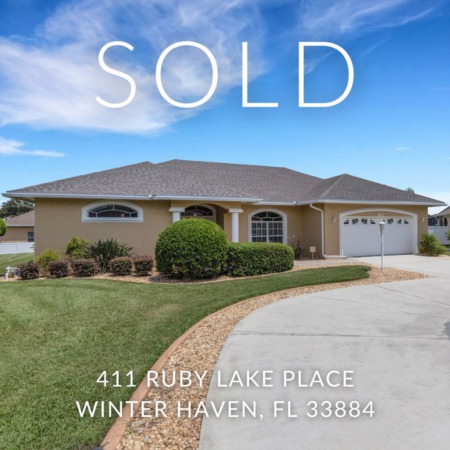 JUST SOLD: 411 Ruby Lake Place, Winter Haven, FL