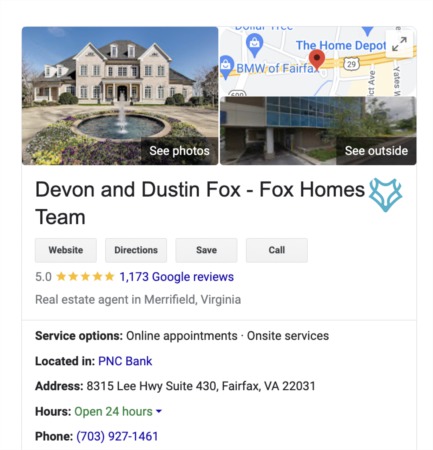 Fairfax Realtors: Devon and Dustin Fox - Fox Homes Team