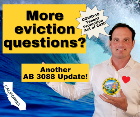 Your eviction questions answered: AB 3088 Eviction Update for Tenants and Landlords!