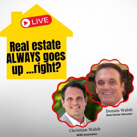 Do Real Estate Values Always Go Up? Exploring the Reality - Live w/ Christian & Dennis Walsh!
