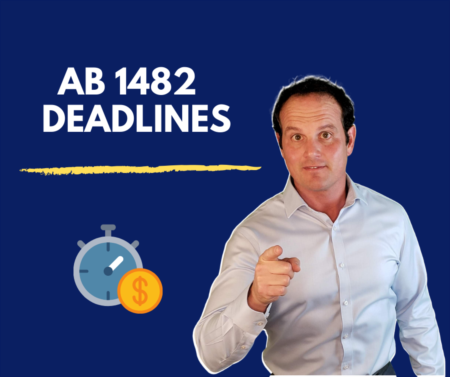  Two Important Deadlines for California Rent Control Law (AB 1482)