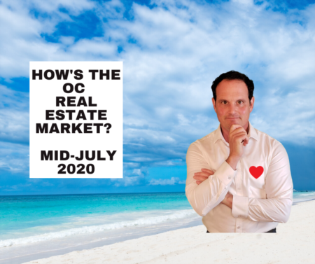 Orange County Housing Market Update - mid-July 2020
