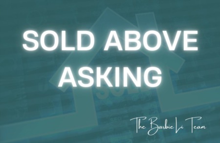 We sold above asking