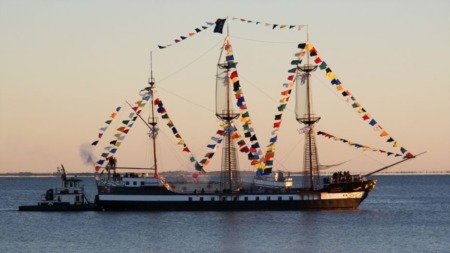 Gasparilla Pirate Ship Will Host Laser Light And Pyrotechnics Show
