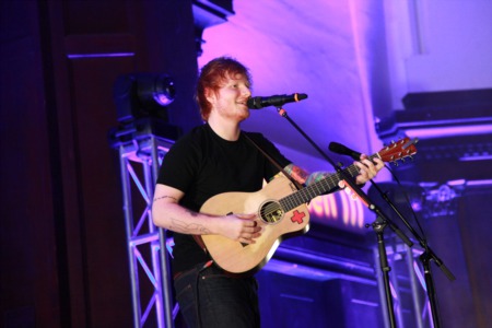 Ed Sheeran Playing Show at Julien B. Lane Park
