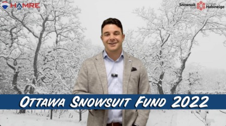 Snowsuit Fund 2022 - Jacob Charron - Hamre Real Estate Team RE/MAX Affiliates Ottawa