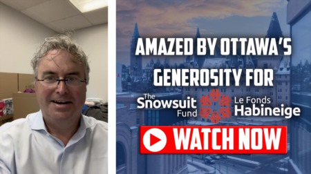 Ottawa's Generosity For The Snowsuit Fund - Greg Hamre