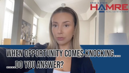 When opportunity comes knocking, Do you answer?
