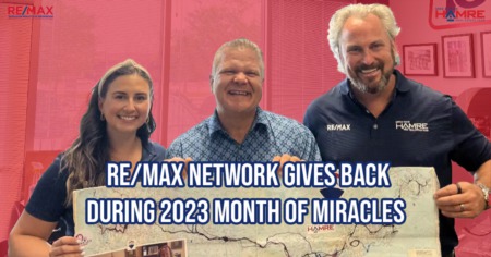 RE/MAX NETWORK GIVES BACK DURING 2023 MONTH OF MIRACLES AND BEYOND