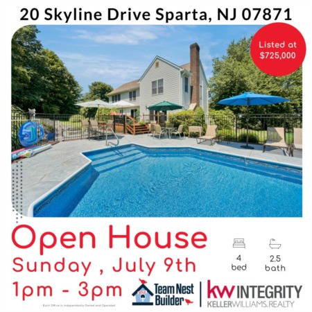 Open House in Sparta, NJ You Don't Want to Miss!!!