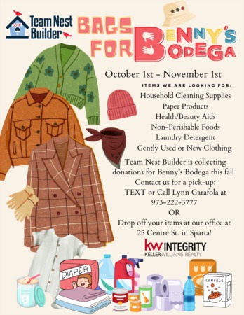 Team Nest Builder presents Bags for Benny's Bodega 10/1/23-11/1/23