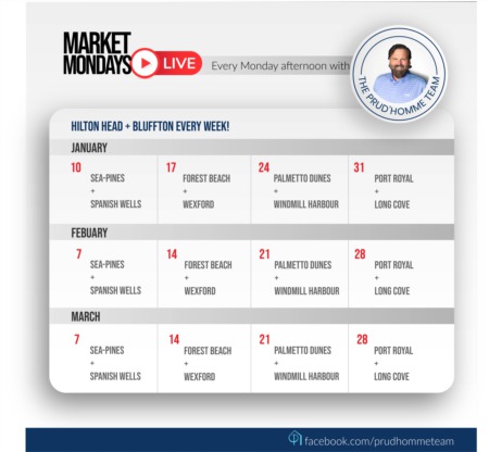 Market Mondays LIVE- Calendar- Jan - Mar