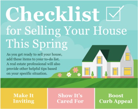 Checklist for Selling Your House This Spring [Infographic]