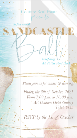 First Annual Sandcastle Ball!