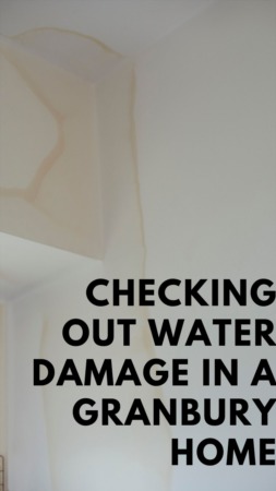 Checking Out Water Damage in a Granbury Home