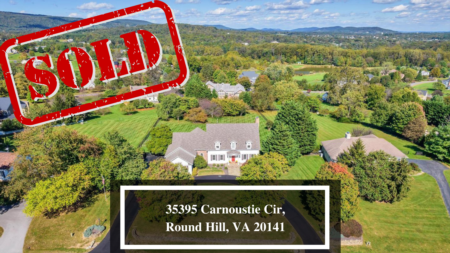 SOLD: 35395 Carnoustie Cir, Round Hill, VA 20141