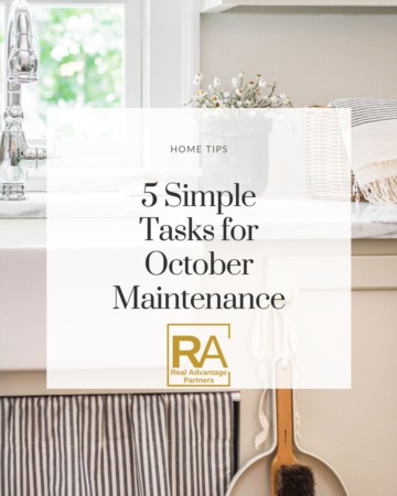 October Home Maintenance Checklist 