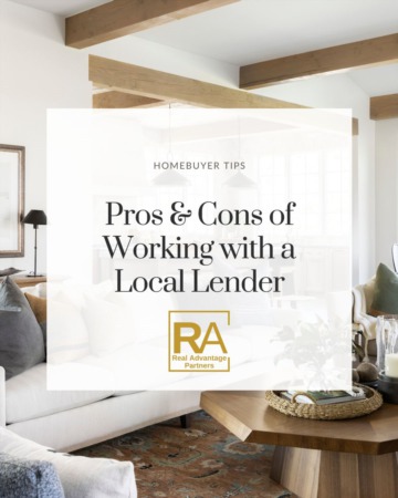 Why You Should Work With a Local Lender