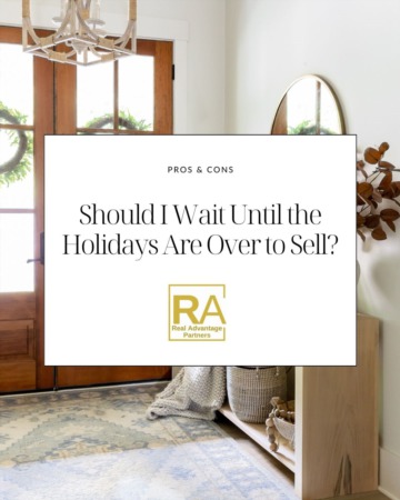 Should I wait until the holidays are over to sell?