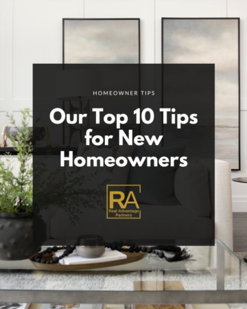 10 Tips for New Homeowners