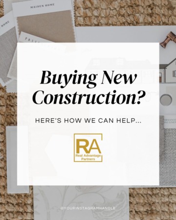 Buying New Construction: Here's where we can help