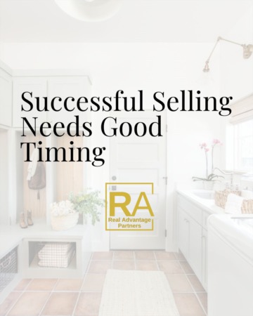 Timing is everything when it comes to selling your home