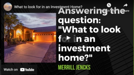 What to look for in an Investment Home?