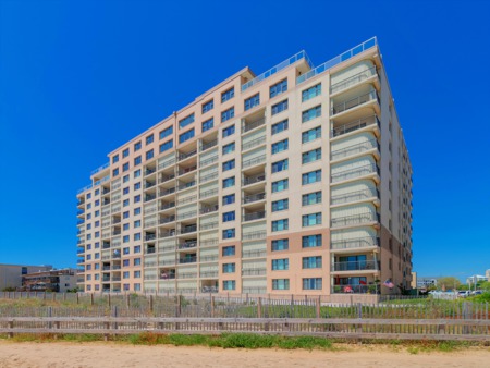 The Beach is Your Front Yard at This Oceanfront Condominium in Ocean City